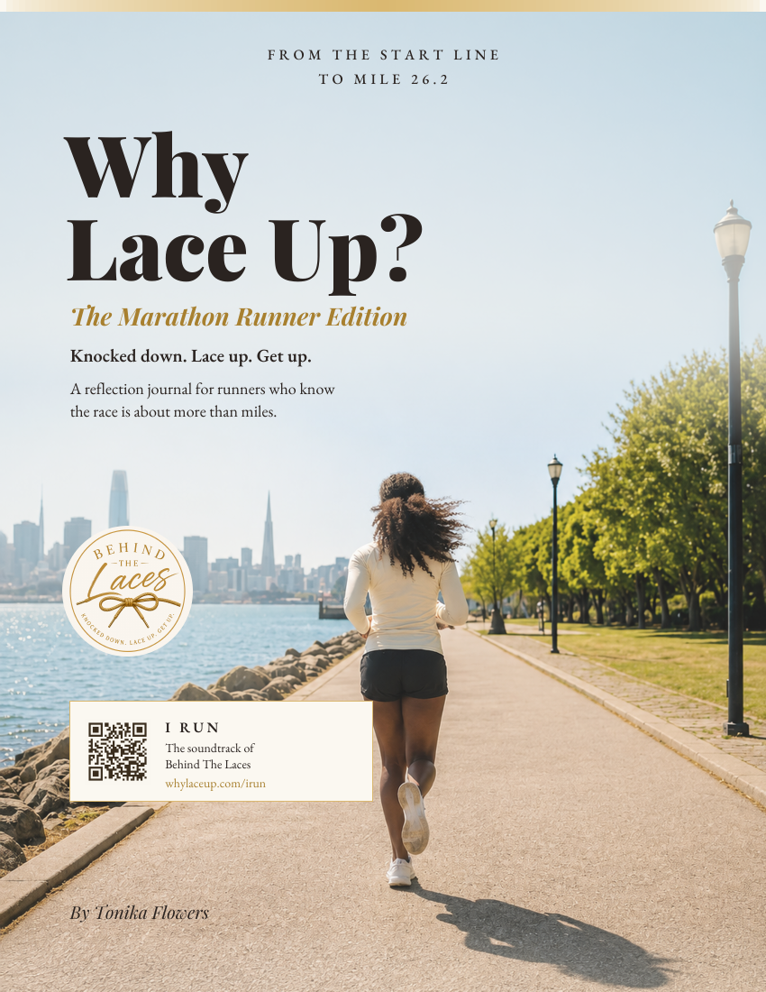 Cover of Why Lace Up? The Marathon Runner Edition journal